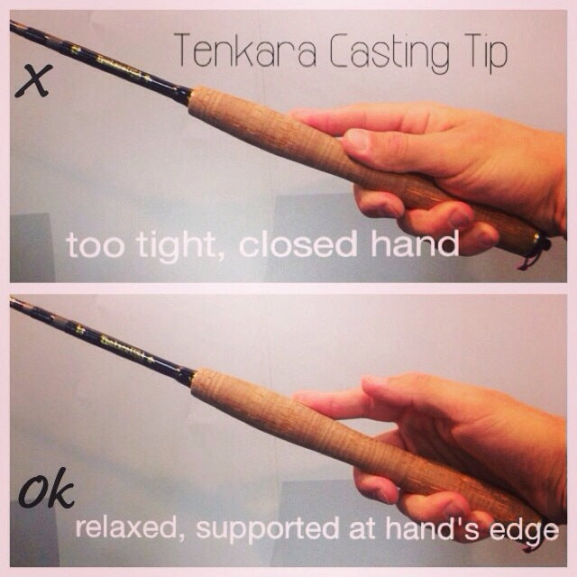 A small tip for tenkara casting