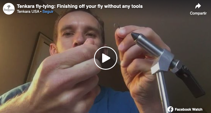 One simple way to finish tying a fly