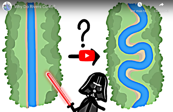 Why do rivers bend?