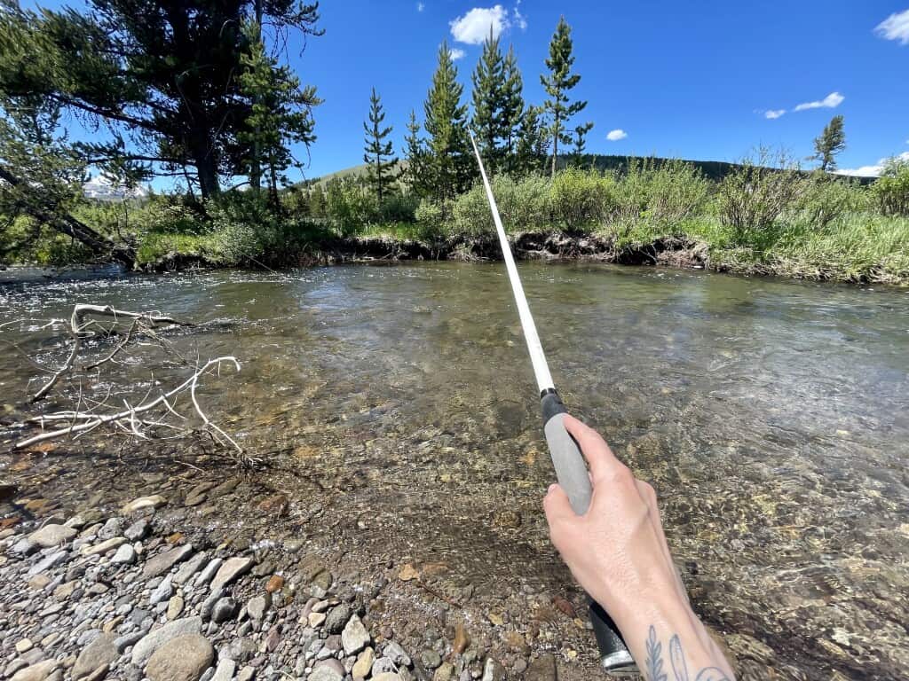Tenkara Fishing Yellowstone National Park