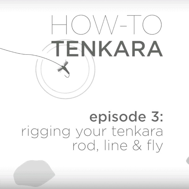 Knots for Tenkara, Setting up and Rigging the Tenkara Rod, Line