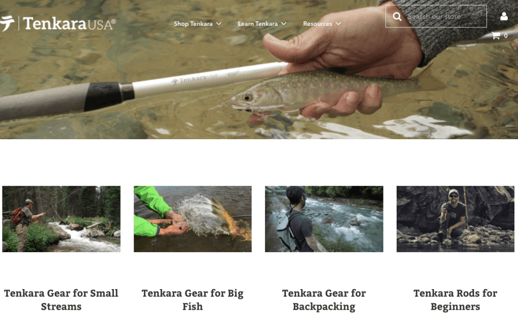Tenkara Rods for Beginners and more! Browse tenkara gear based on your needs