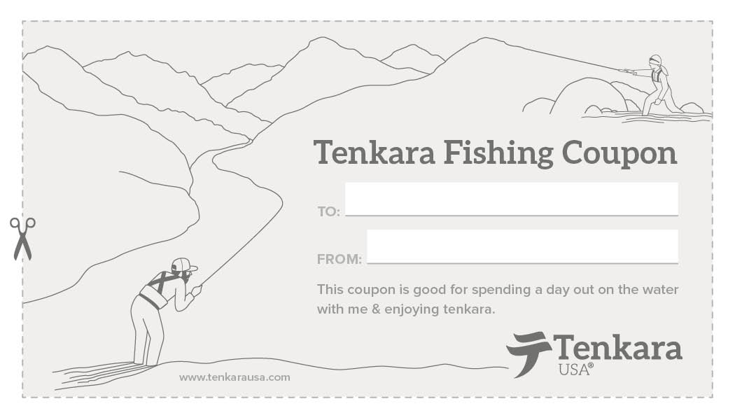 Giving Tuesday - Tenkara fishing coupon