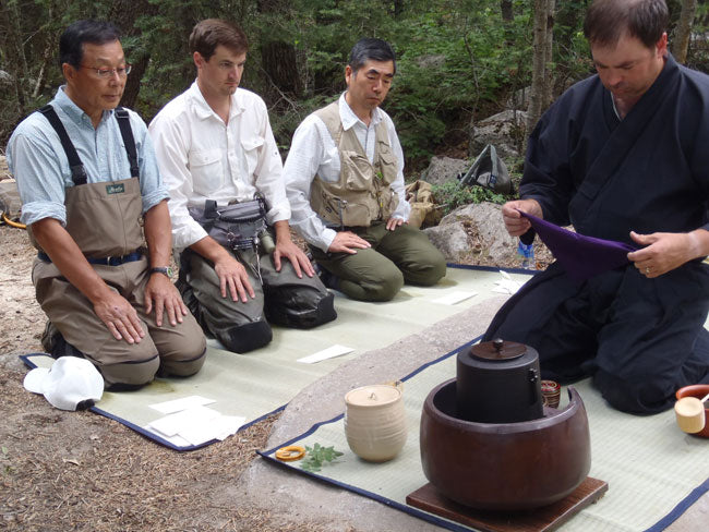 Cops Crash Tenkara Tea Ceremony