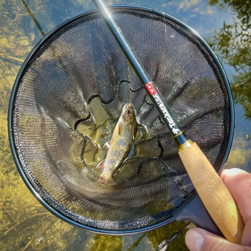 best net for tenkara fishing small catch and release nylon landing bags, USA made coated net bag Tenkara nets now available