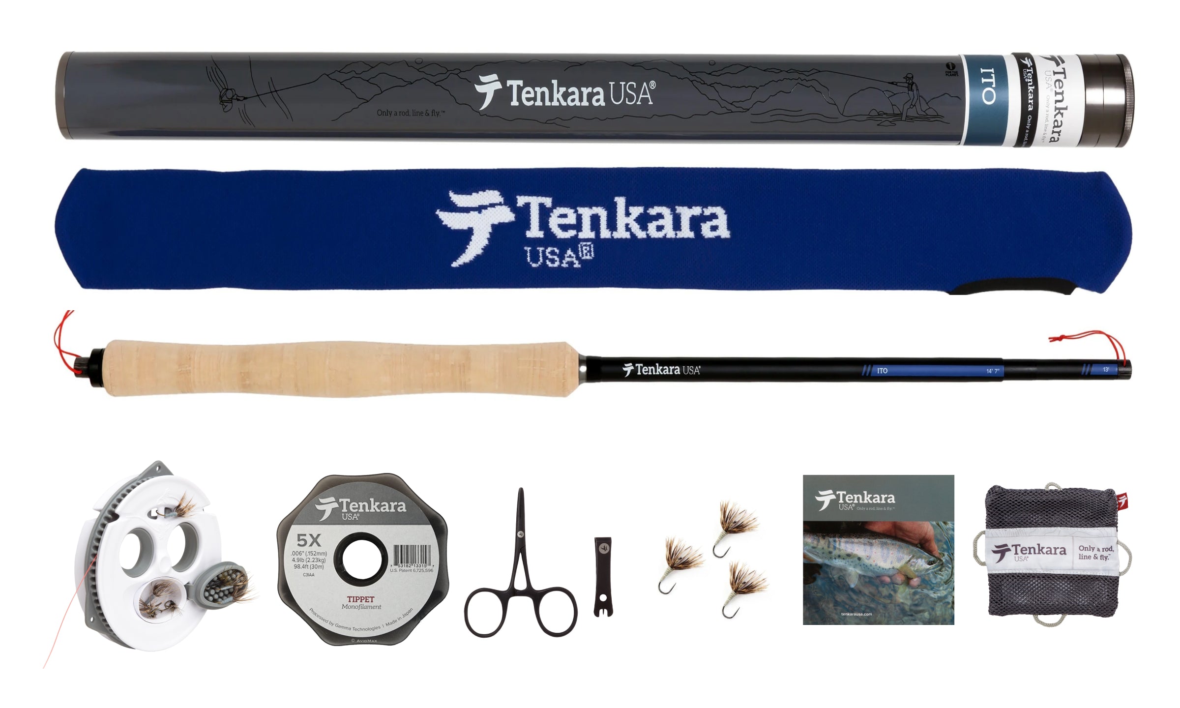 Tenkara USA Complete Set ITO Rod Kit.