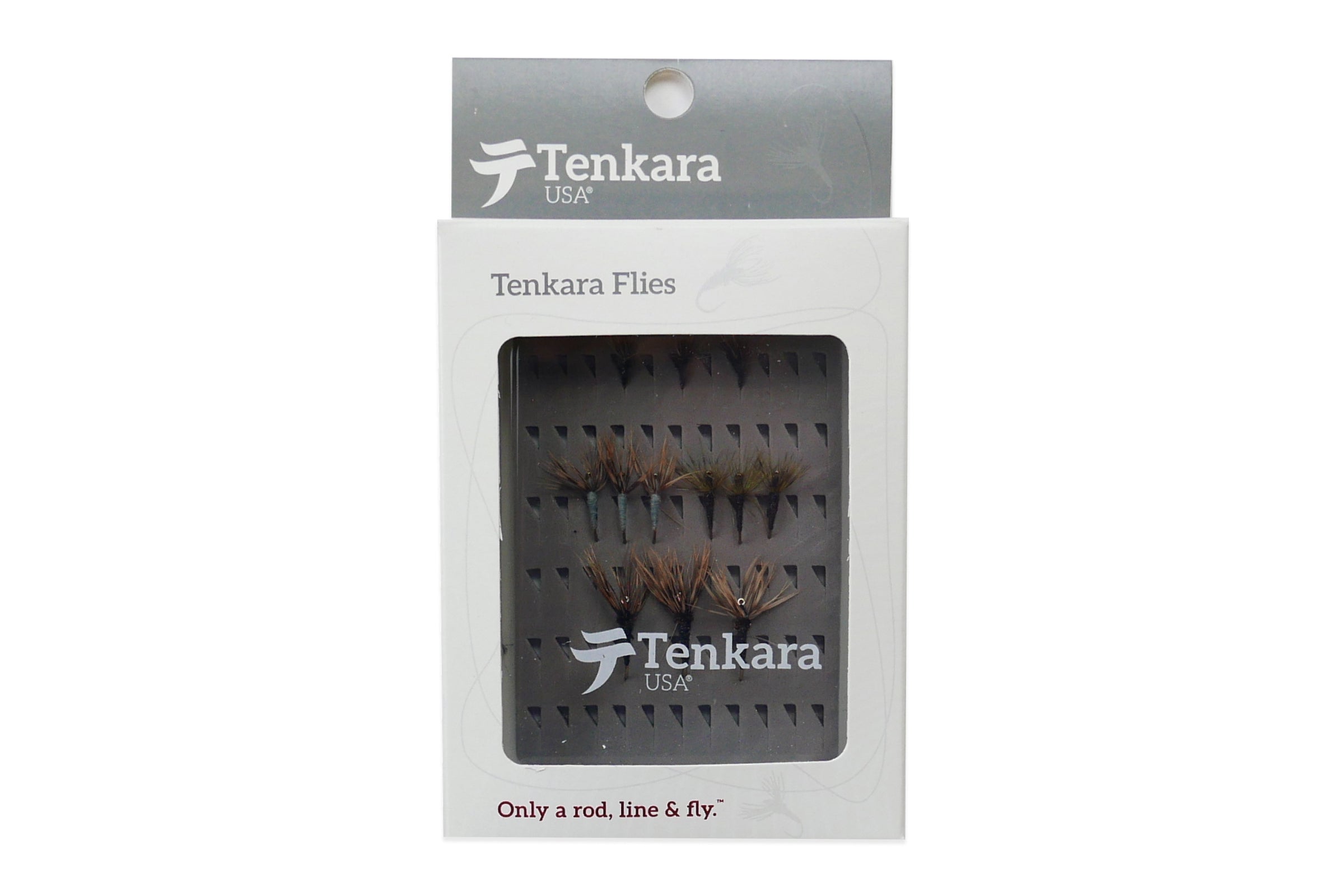 Tenkara USA  12 Tenkara Flies in Box.