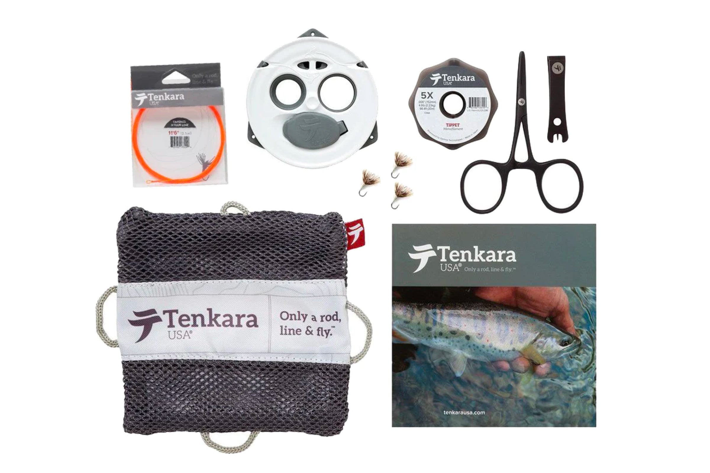 Tenkara Kit: All Needed to fly-fish simply! Add rod & water