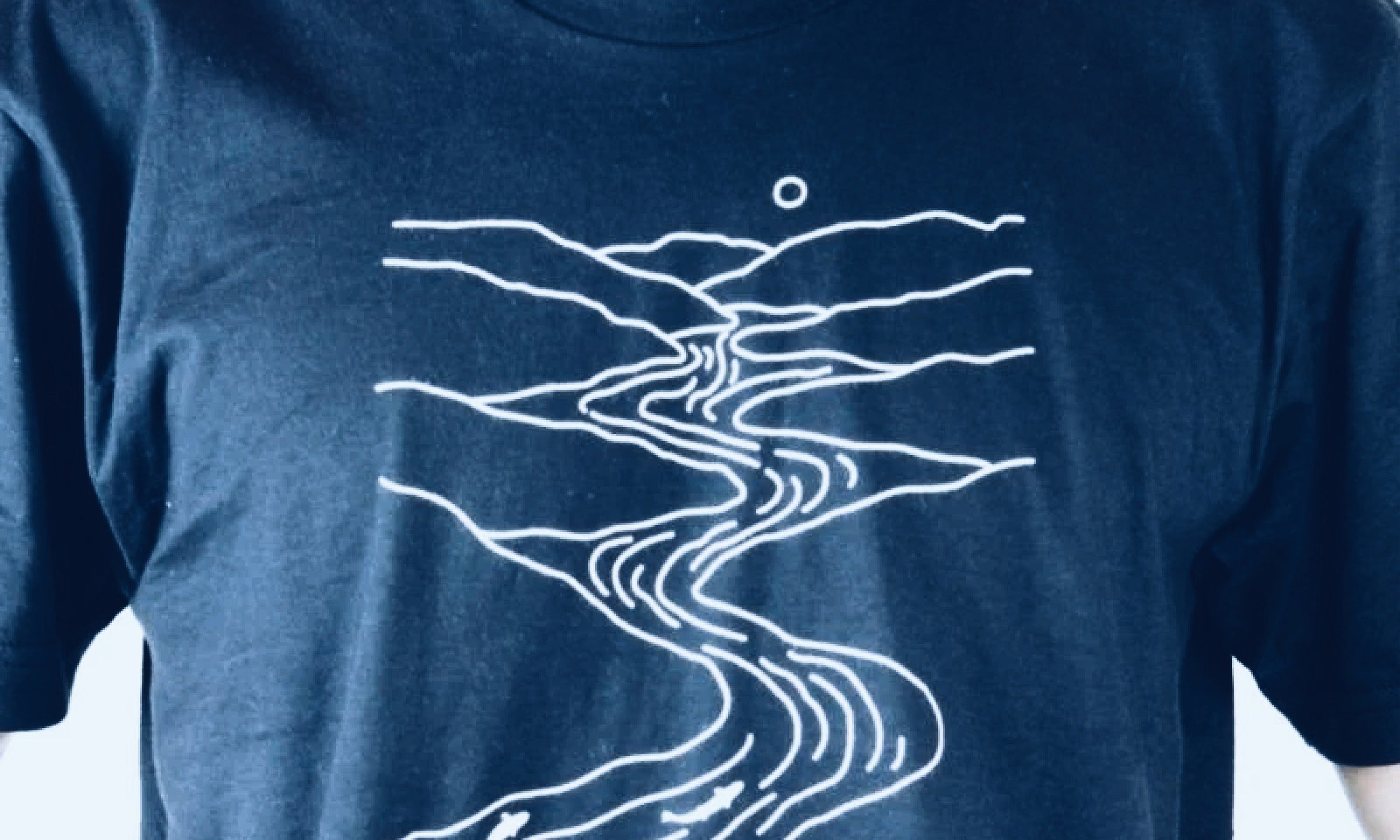 Tenkara USA Tenkara Line Drawing T-Shirt.