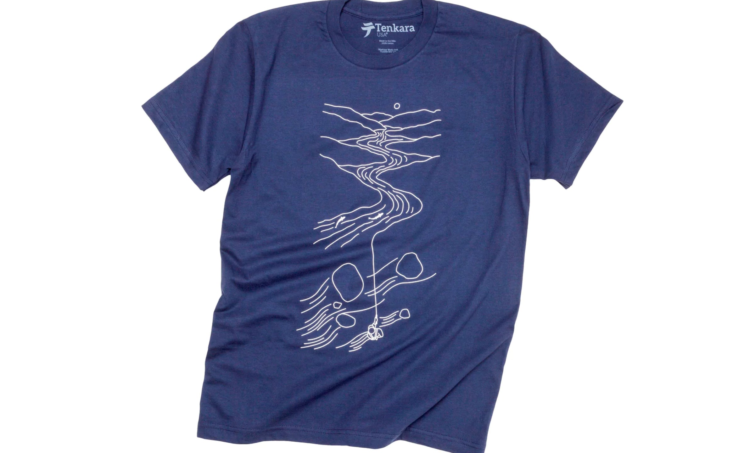 Tenkara USA Line Drawing T-Shirt.