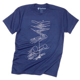 Tenkara USA Line Drawing T-Shirt.