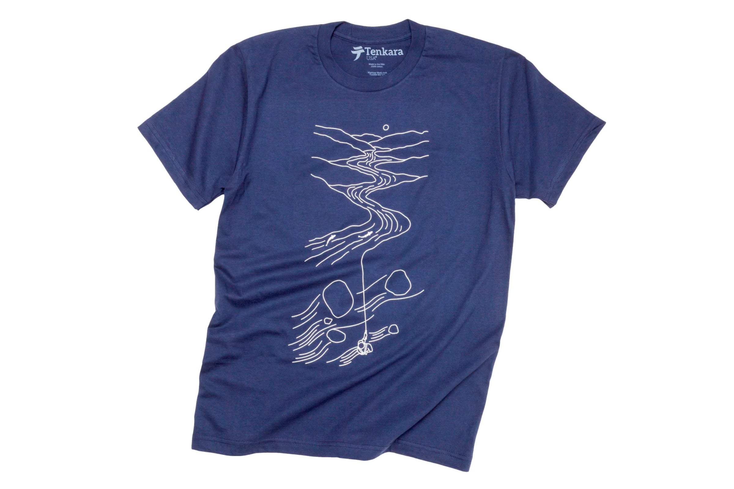 Tenkara USA Line Drawing T-Shirt.