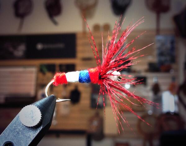 Happy 4th of July! Tenkara Independence Kebari