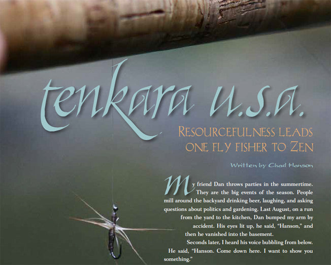 Read Tenkara Article in the Big Sky Journal
