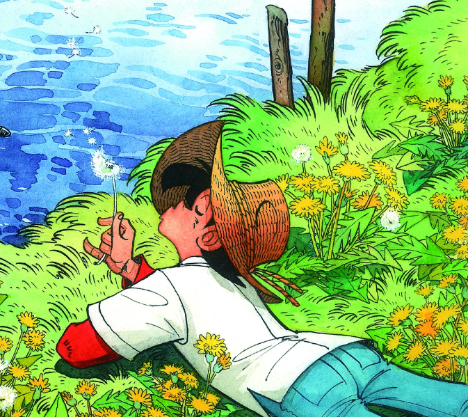 Sanpei cartoon, tenkara episodes