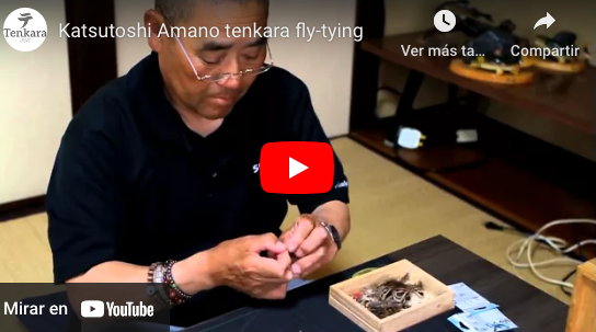 Katsutoshi Amano 勝利天野 Tenkara Fly Tying and Profile