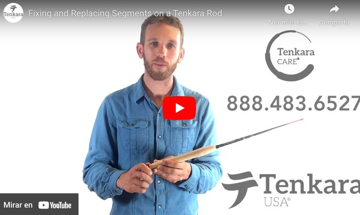 How to open and close an adjustable tenkara rod