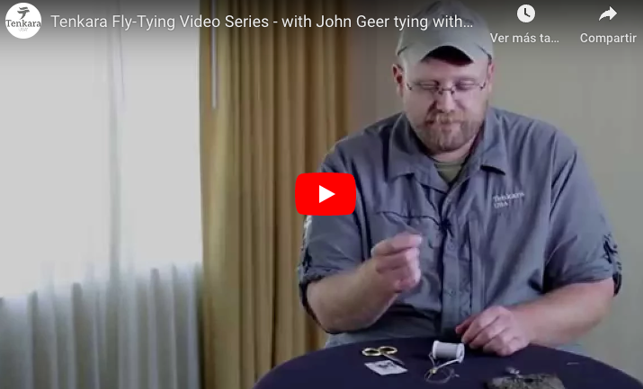 Tenkara Fly-Tying Video Series: John Geer fly tying without a vise