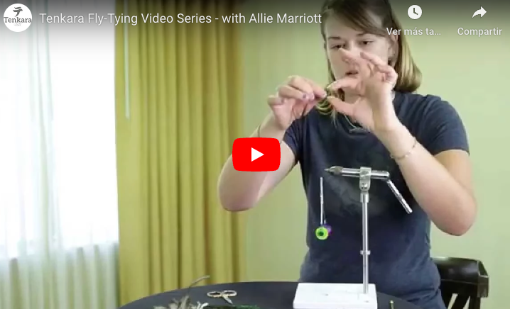 Tenkara Fly-Tying Video: Allison Marriott ties a tenkara fly