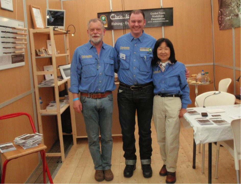Tenkara in Europe Chris Hendriks spreads tenkara at the European Fly Fair