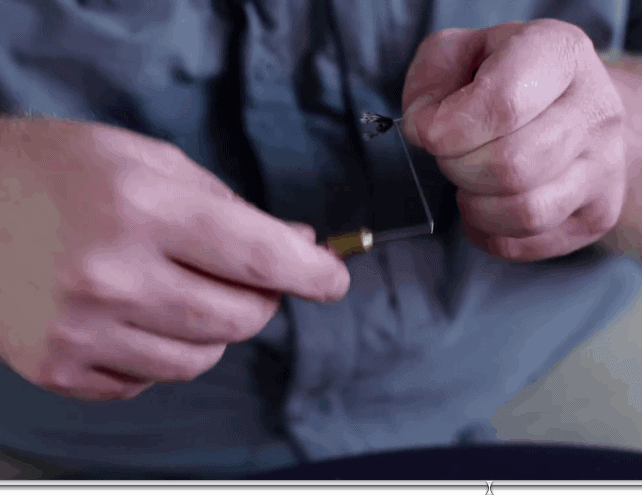 Fly-tying without a vise