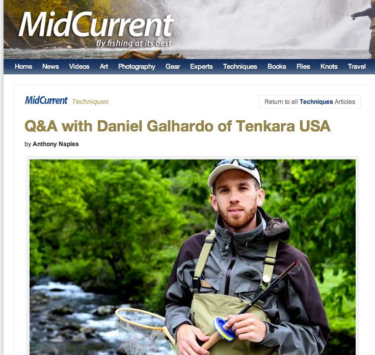 Midcurrent features interview with Tenkara USA founder