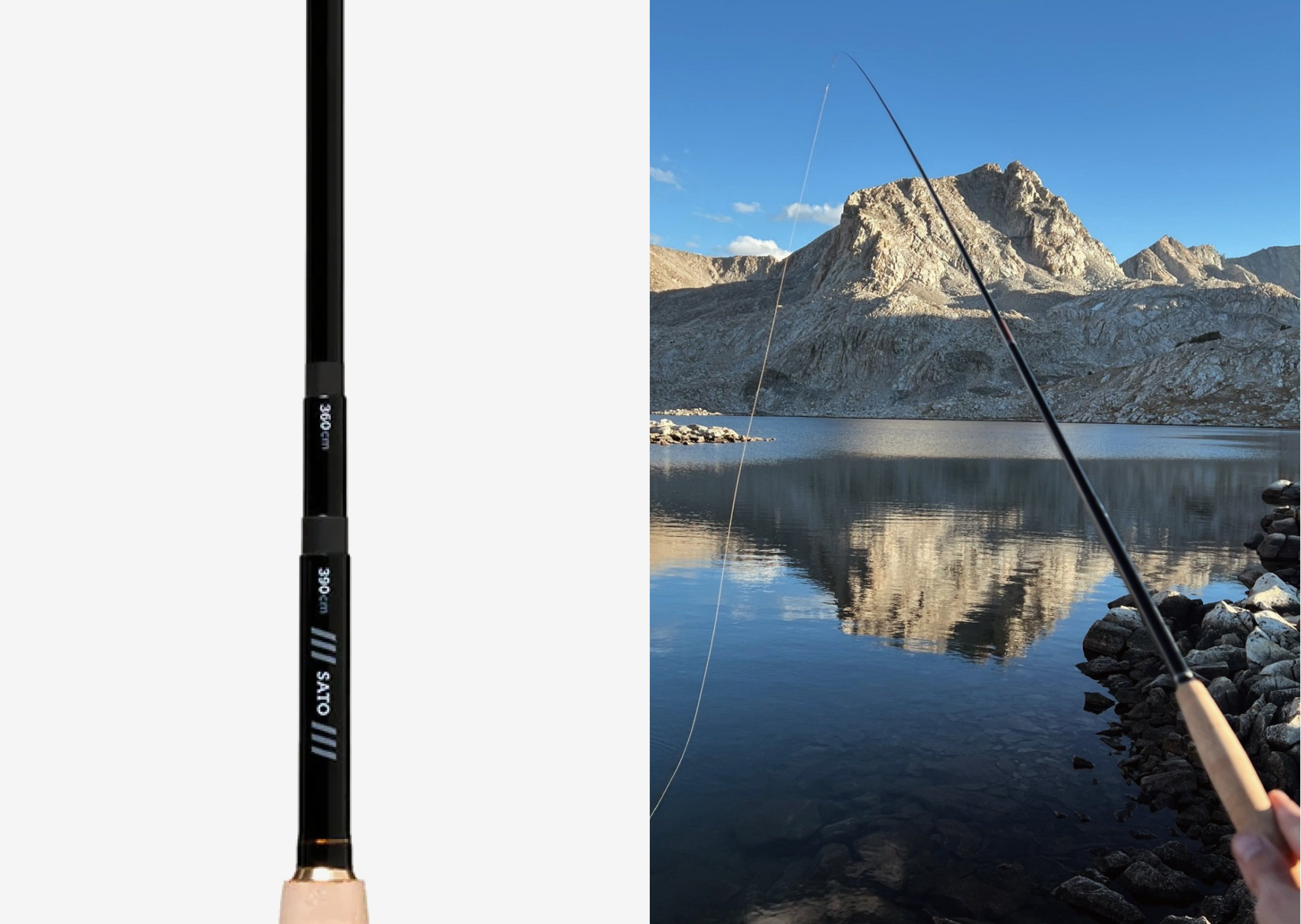 basic cane fishing poles bass pro B&M BW3 Black Widow Leave the high Bass Pro Shops Quick Draw