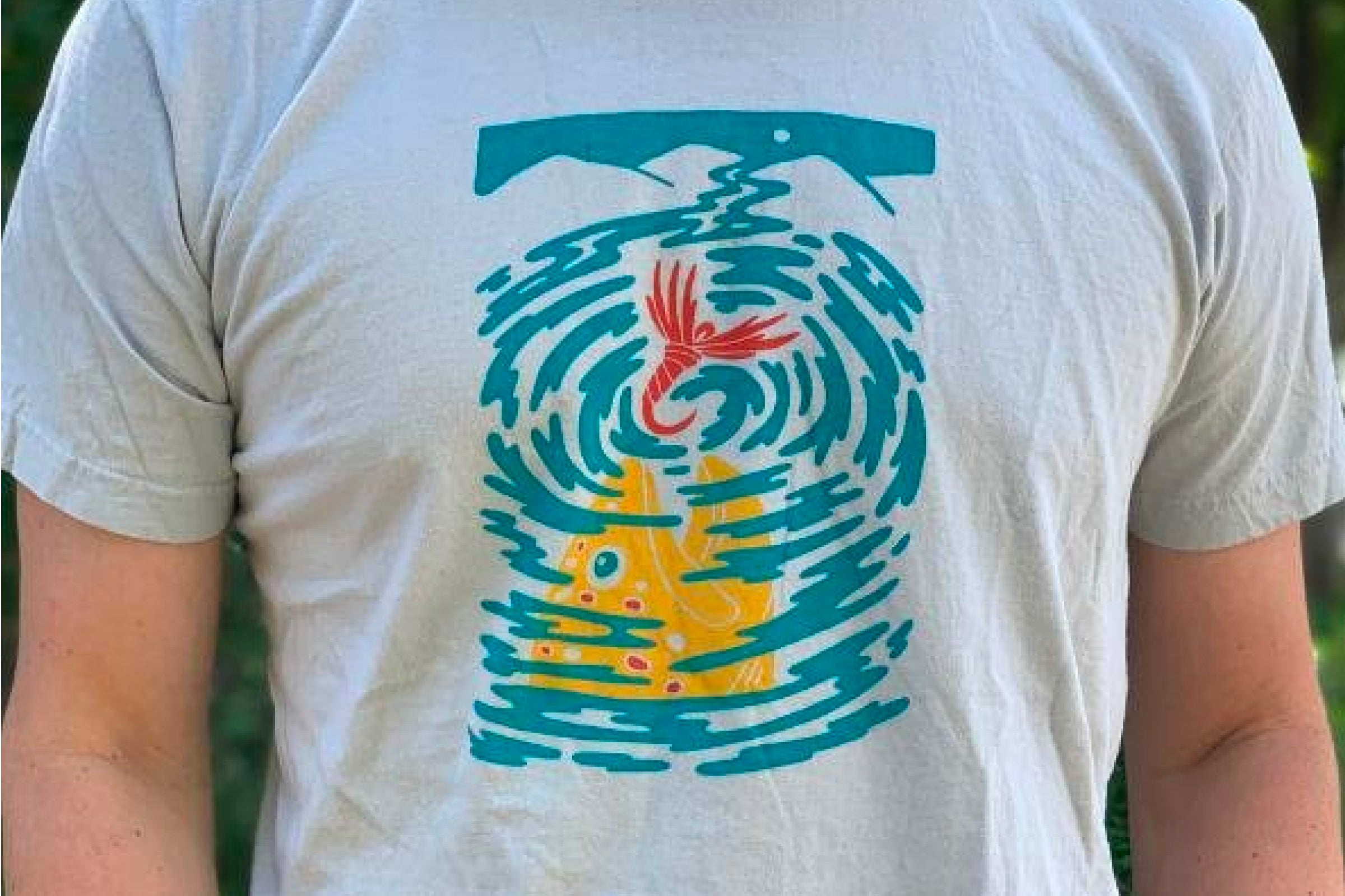 Tenkara USA Rising Fish T-Shirt.