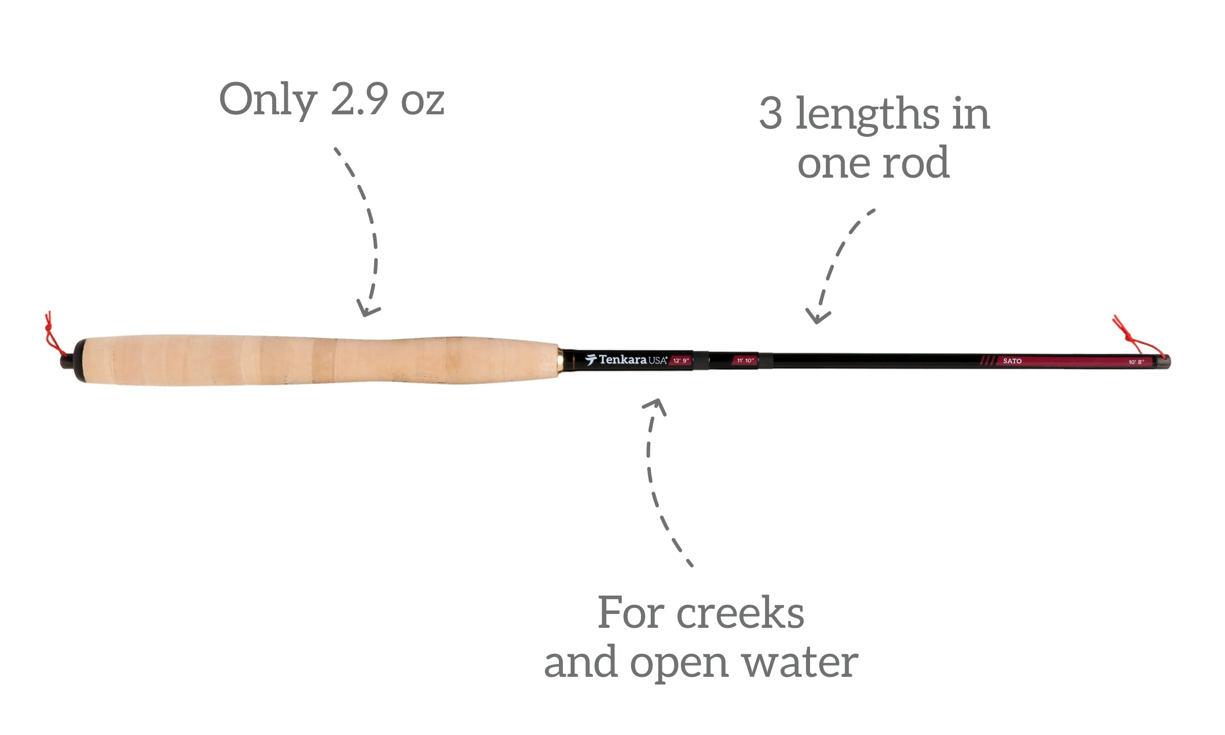 SATO™ 10'8"/ 11'10"/ 12'9" (adjustable)